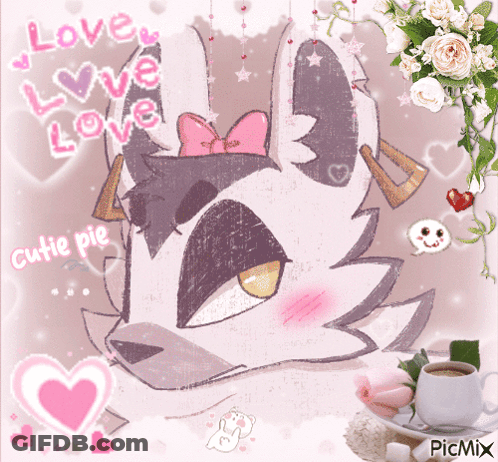 Dog With Love Love Cutie Pie GIF