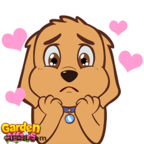 Dog With Sparkling Eyes Love GIF