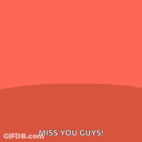 Dog With Tongue Out Saying Miss You Guys GIF