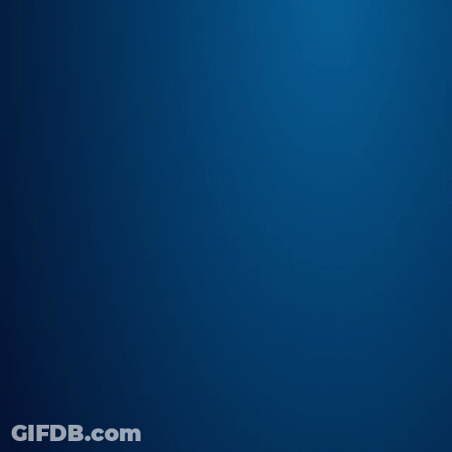 Doge Coin On Blue Background GIF