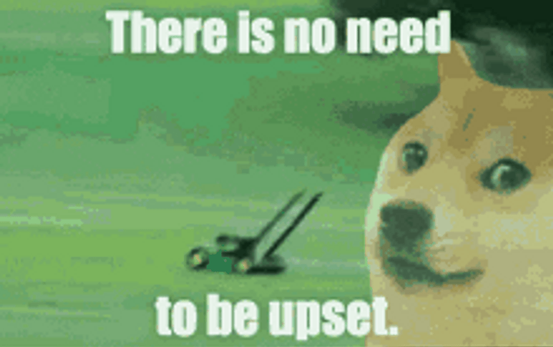 Doge Flying Lawn Mower Meme GIF