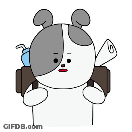 Doggo Sticker Mountain Climbers Go GIF