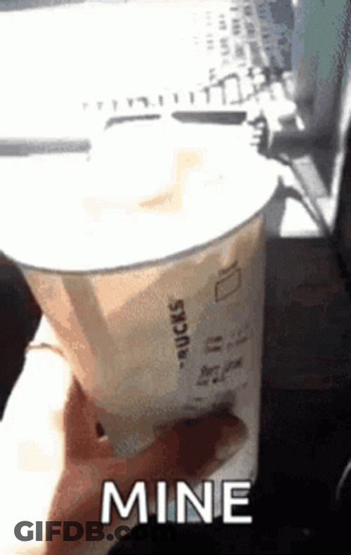 Doggy Mine Starbucks Puppuccino GIF