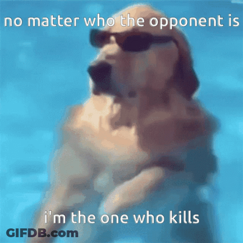 Dogpool I'm The One Who Kills GIF