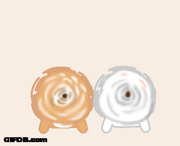 Dogs Rolling Faster Sticker GIF