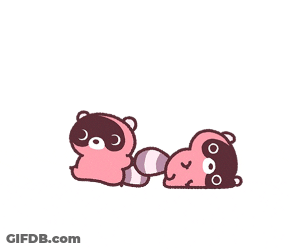 Doguri Dragging Itself By The Tail GIF