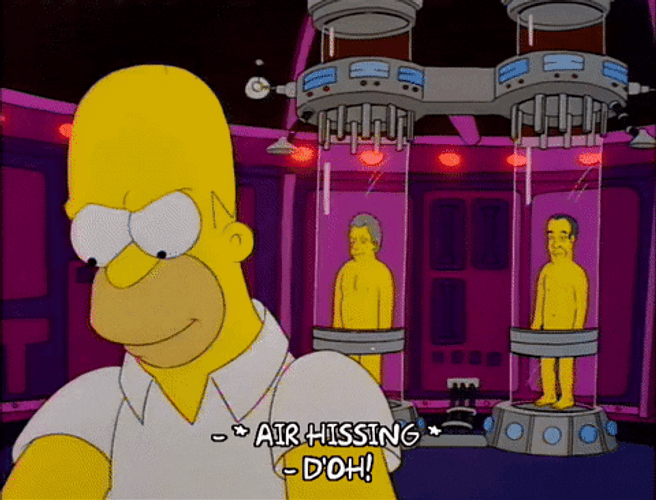 Doh Homer Simpsons Experiment GIF