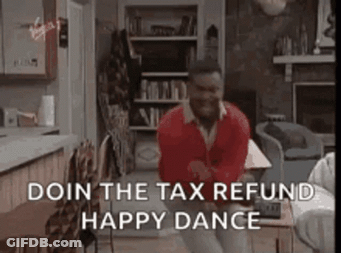 Doin The Taxes Refund Happy Dance GIF