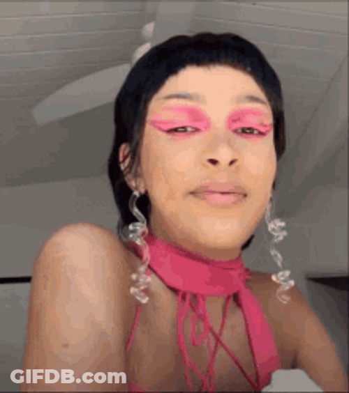 Doja Cat Beat Face Forced Agreeing Nod GIF