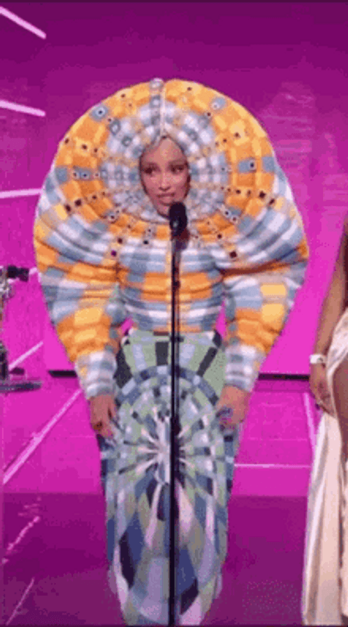 Doja Cat Splendid  Worm Outfit GIF