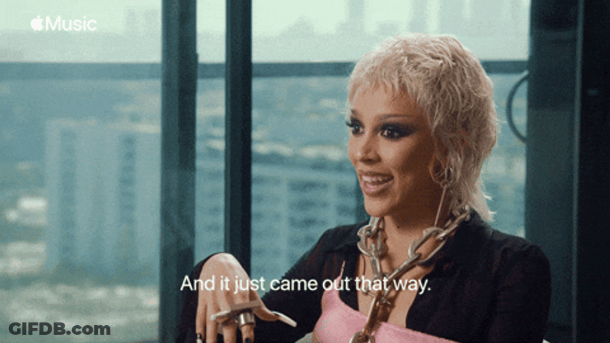 Doja Cat Well Then Just Came Out That Way GIF