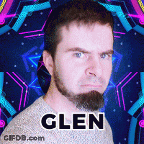 Doll Face With Big Blue Eyes GIF