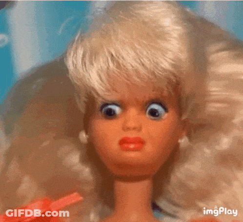 Doll Face With Imgplay Text GIF