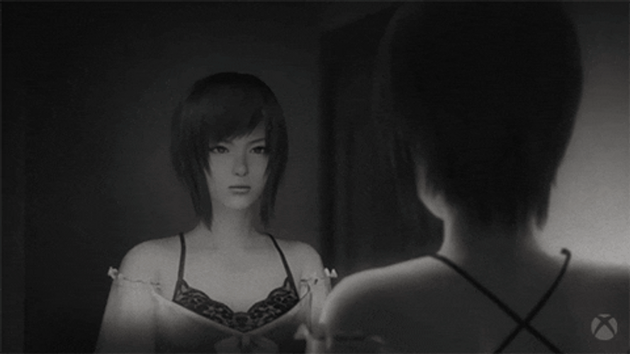 Doll Ghost Face GIF