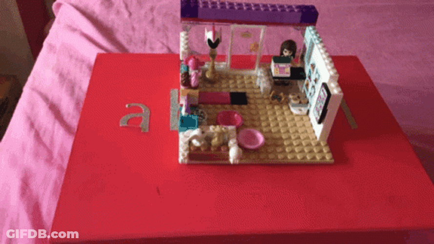 Doll House Lego GIF