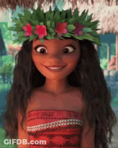 Doll In Flower Crown Smiling GIF
