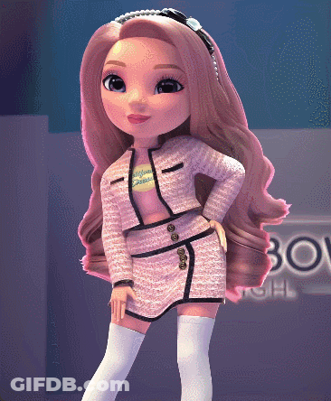 Doll In Front Of Boo Sign GIF