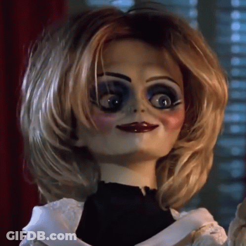 Doll With Tear Close Up GIF