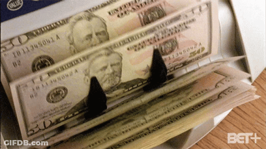 Dollar Bill Counting Machine GIF