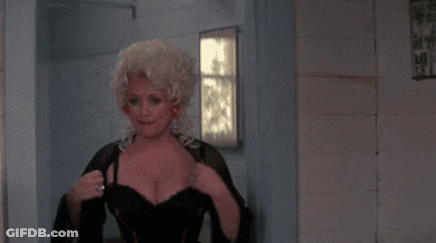 Dolly Parton In Black Hands Up GIF