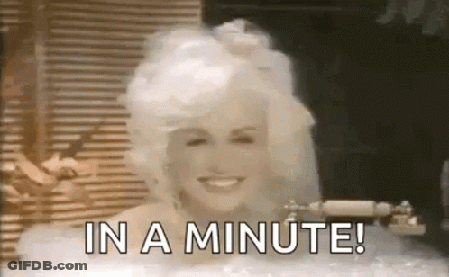 Dolly Parton Smiling In Bathtub In A Minute GIF
