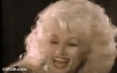 Dolly Parton Wig Smiling Close Up GIF