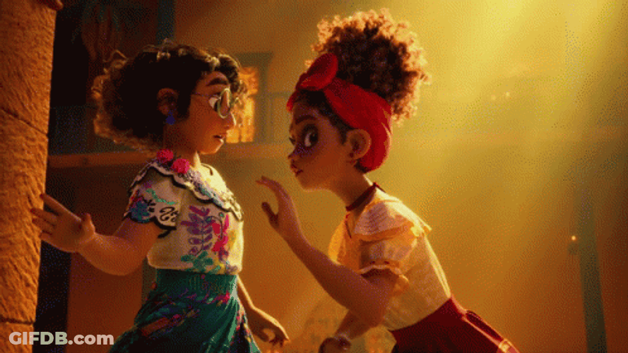 Dolores And Mirabel Madrigal GIF