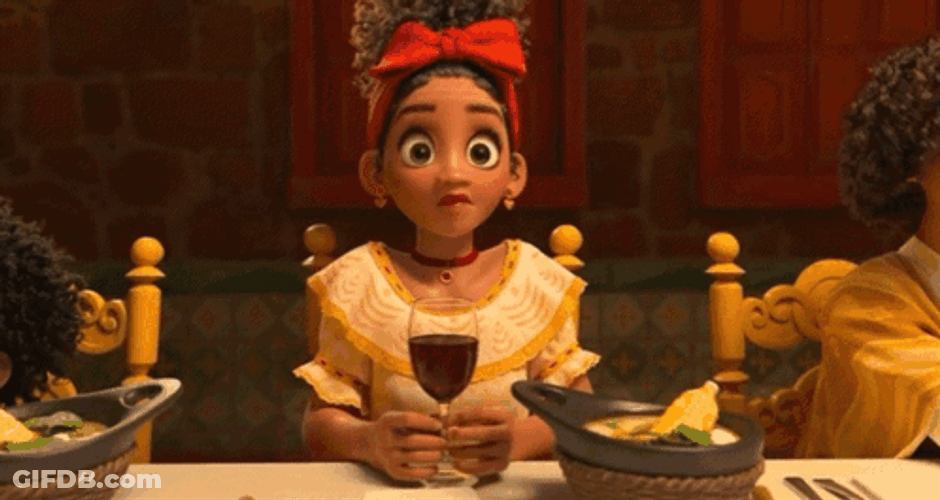 Dolores And Mirabel Staring Each Other GIF