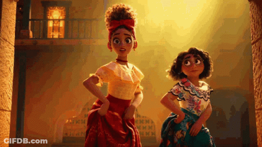 Dolores Grabbing Mirabel Dance GIF