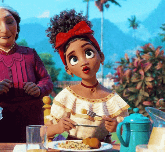 Dolores Madrigal Looks Confused GIF