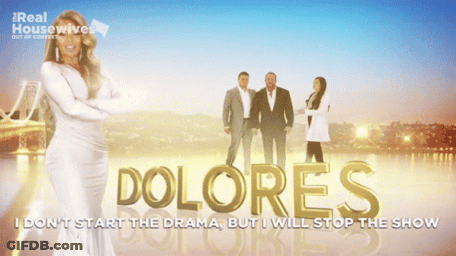 Dolores Real Housewives Show GIF