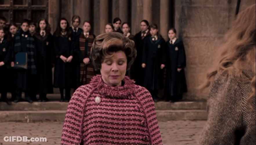 Dolores Umbridge Actually I Can GIF