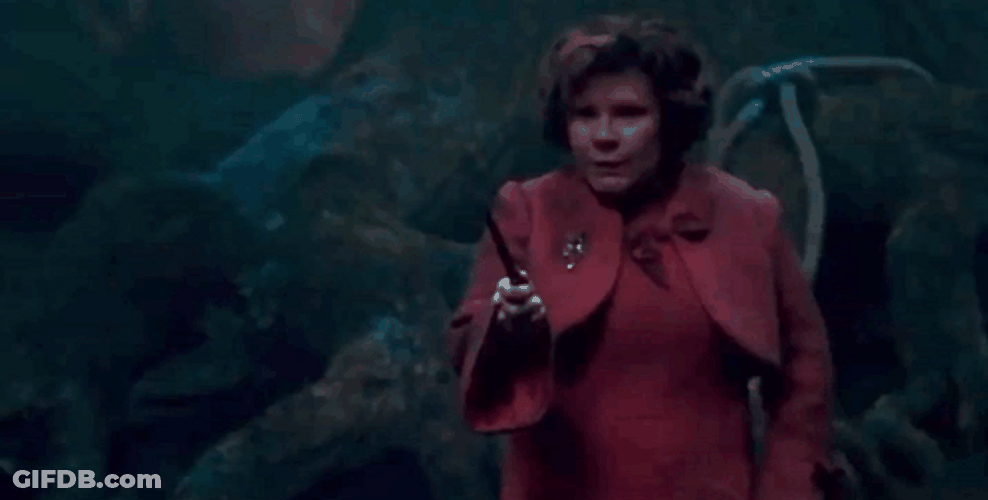 Dolores Umbridge Authority Must Be Upheld GIF