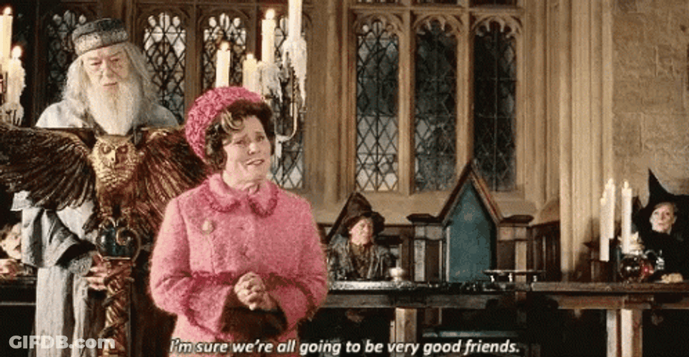 Dolores Umbridge Good Friends GIF