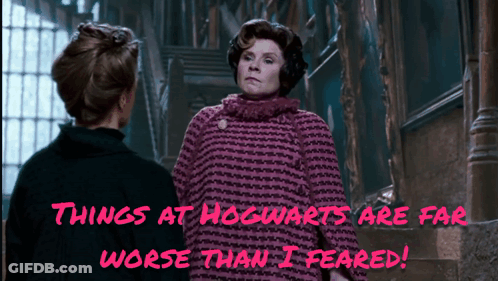 Dolores Umbridge Harry Potter GIF