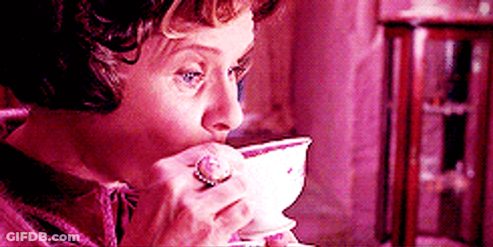 Dolores Umbridge Harry Potter Sips Tea GIF