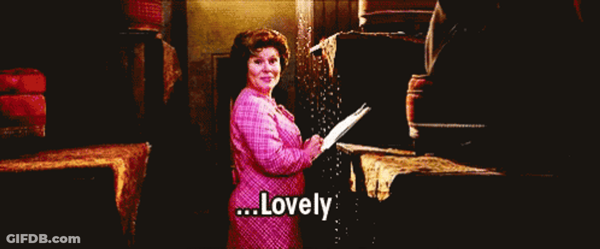 Dolores Umbridge Lovely GIF