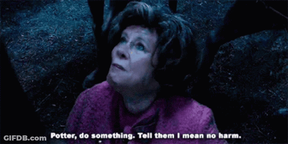 Dolores Umbridge Potter Do Something GIF
