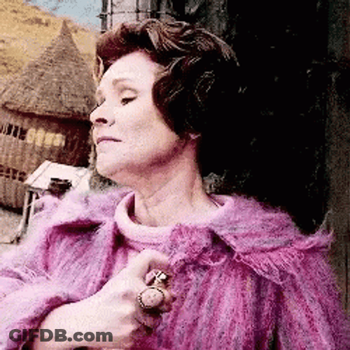Dolores Umbridge Spraying GIF