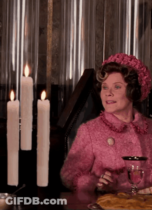 Dolores Umbridge Standing GIF