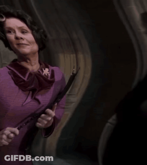 Dolores Umbridge Wiggling Effect GIF