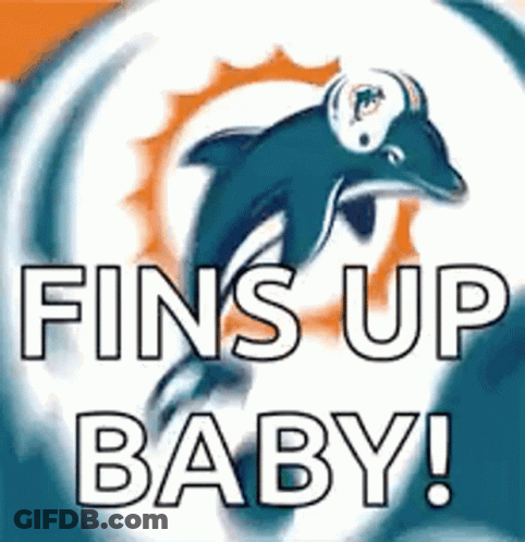 Dolphin Saying Fins Up Baby GIF