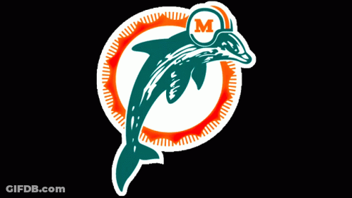 Dolphin With Letter M On Head GIF