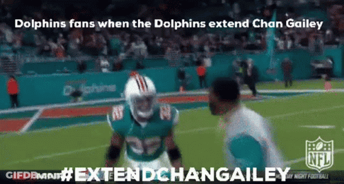 Dolphins Fans When Dolphins Extend Chan Gailey #ExtendedChanGailey GIF