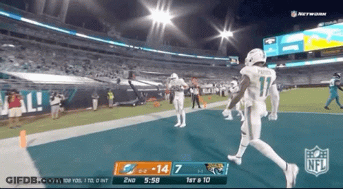 Dolphins Vs Jaguars Football Game GIF