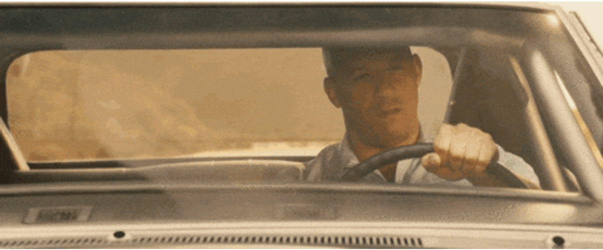 Dom Toretto Driving Fast And Furious Movie GIF