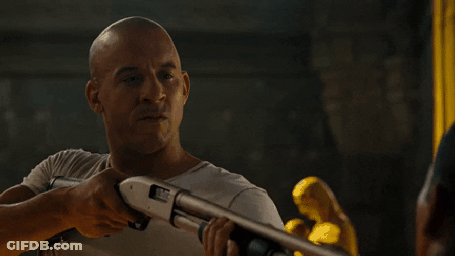 Dom Toretto Gun Pointed GIF