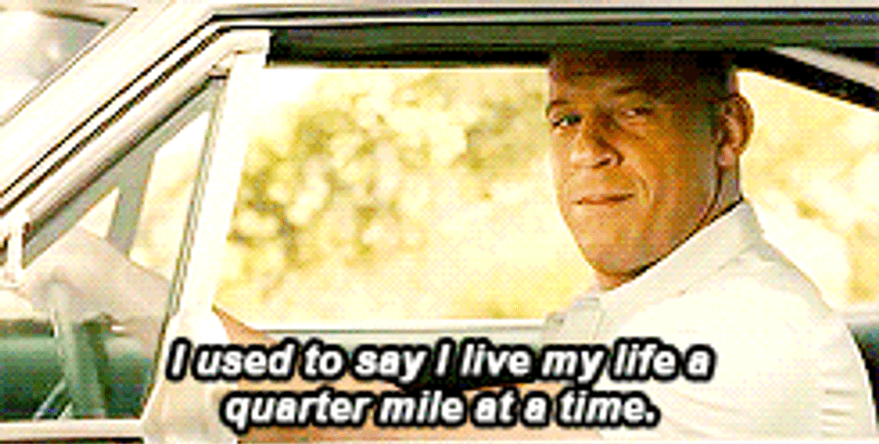 Dom Toretto I Used To Say I Live GIF
