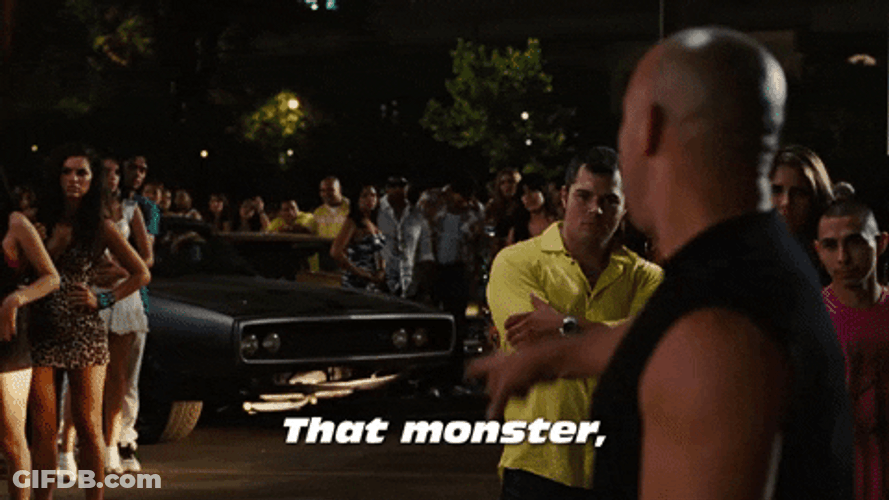 Dom Toretto Thats Monster GIF
