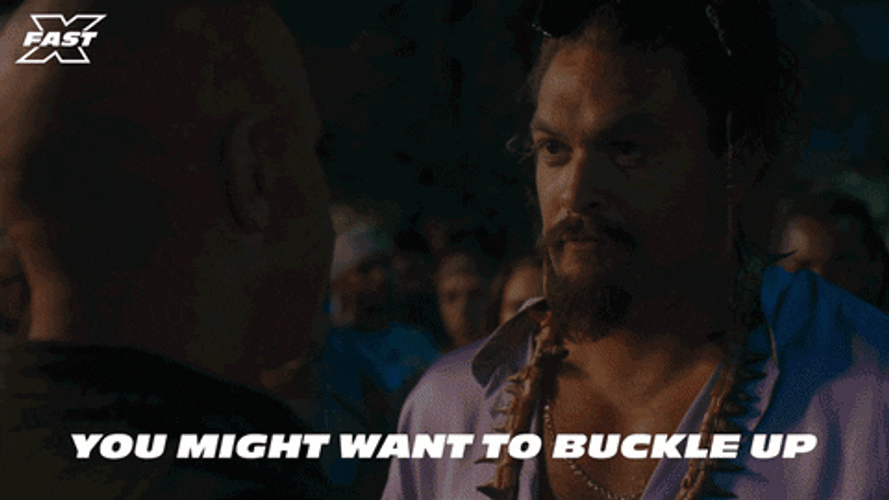 Dom Toretto You Might Want To Buckle Up GIF